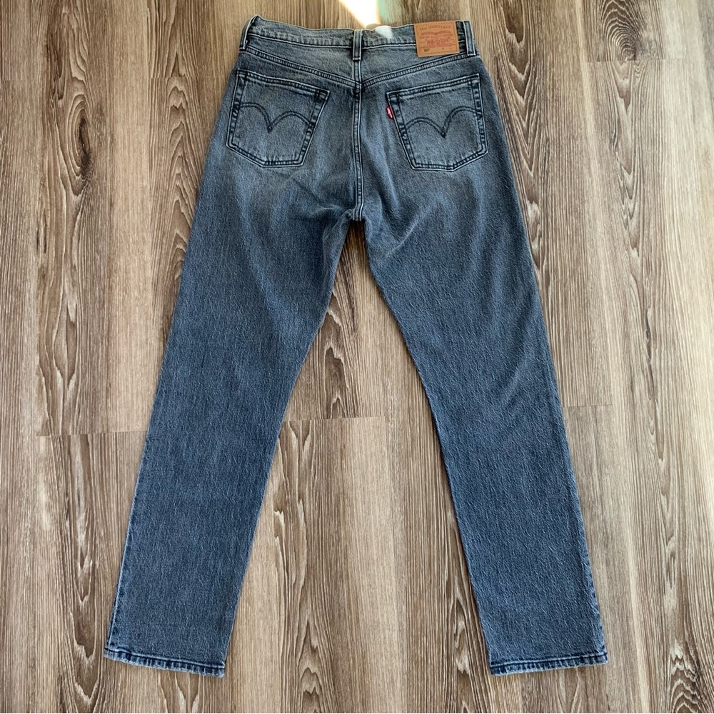 Men’s Levi’s 501 Classic Straight Leg Jean Charcoal Gray Size 29 x 30